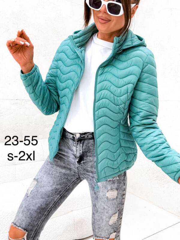 Kurtki damskie cienki Roz S-2XL, 1 Kolor Paczka 5 szt